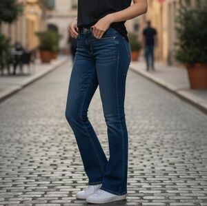 Joe's The Starlet Slim Leg Bootcut Jeans Blue Renee Wash 28